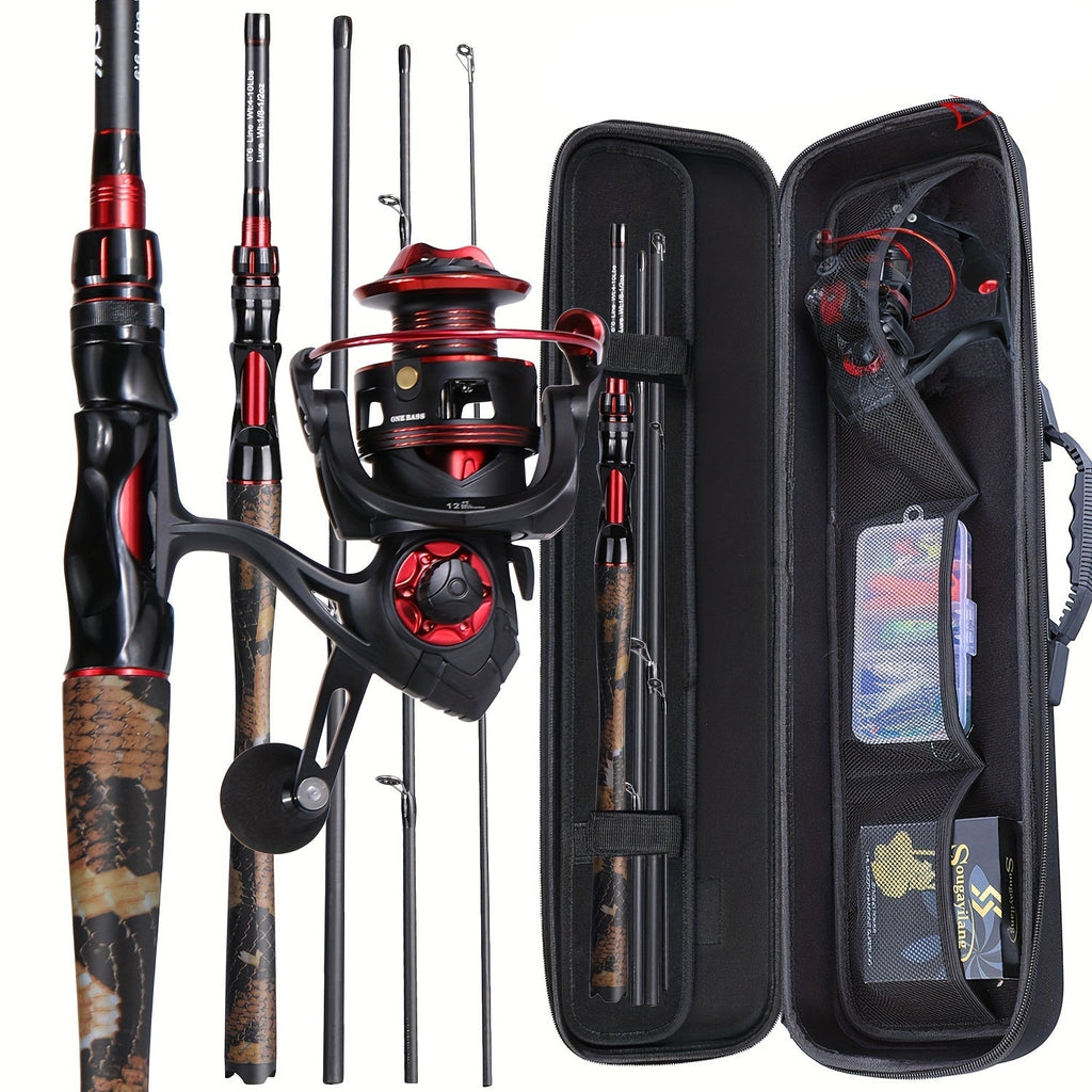 NNETM Fishing Rod Reel Combo Carbon Fiber