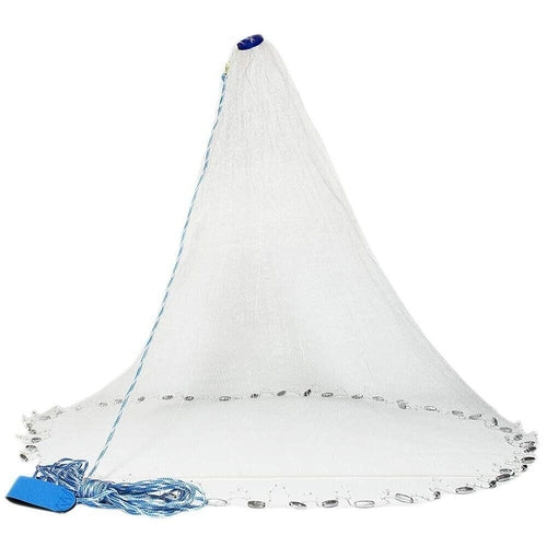 6/8/10/12/16FT Fishing Cast Net Bait Easy Throw Hand Cast Strong Nylon Stashed cav