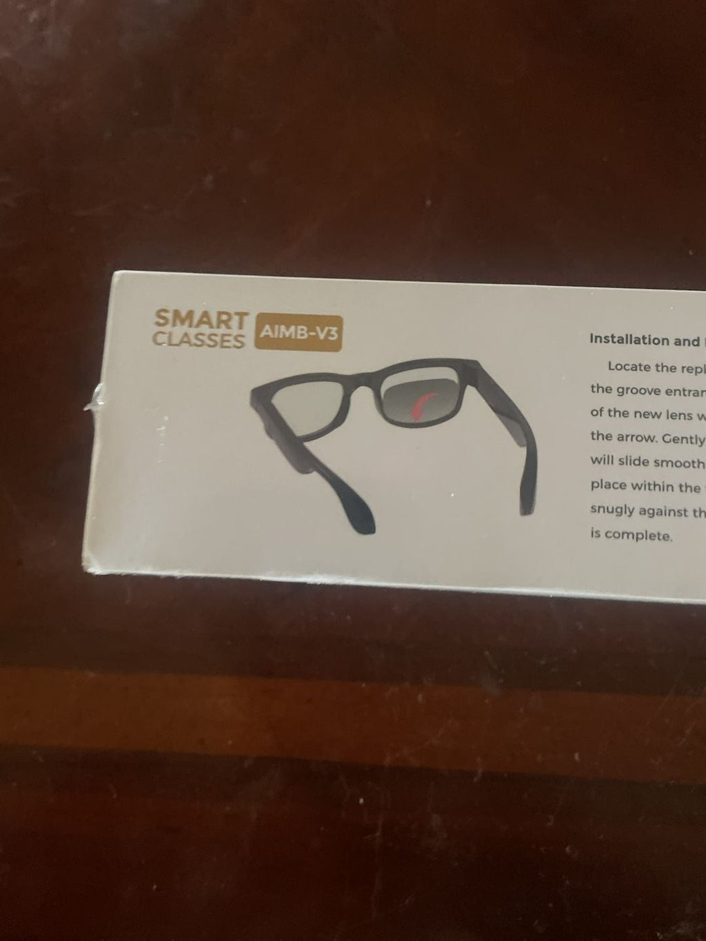 AIMB-V3 Smart Bluetooth Glasses with 2 Sets of Lenses