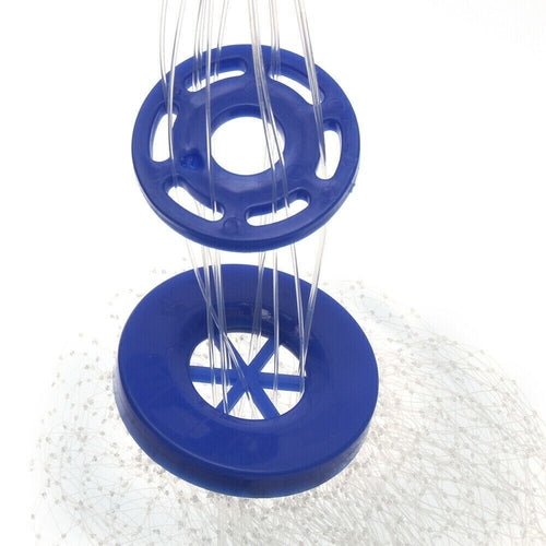 6/8/10/12/16FT Fishing Cast Net Bait Easy Throw Hand Cast Strong Nylon - Stashed cav