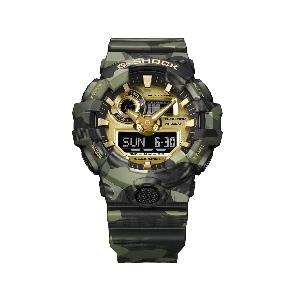 CASIO G-SHOCK Mod. BOLD - CAMO AND GOLD SERIE