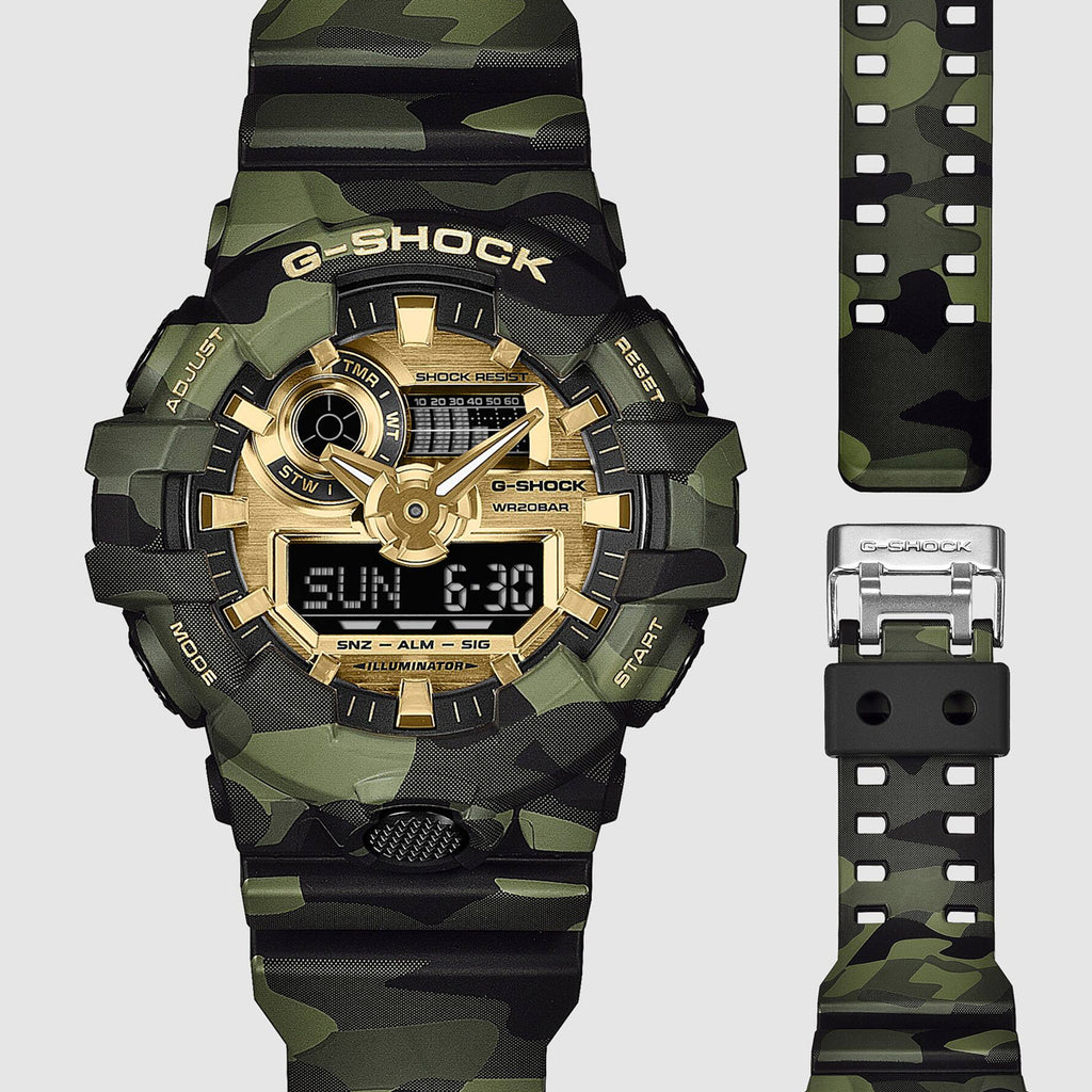 CASIO G-SHOCK Mod. BOLD - CAMO AND GOLD SERIE