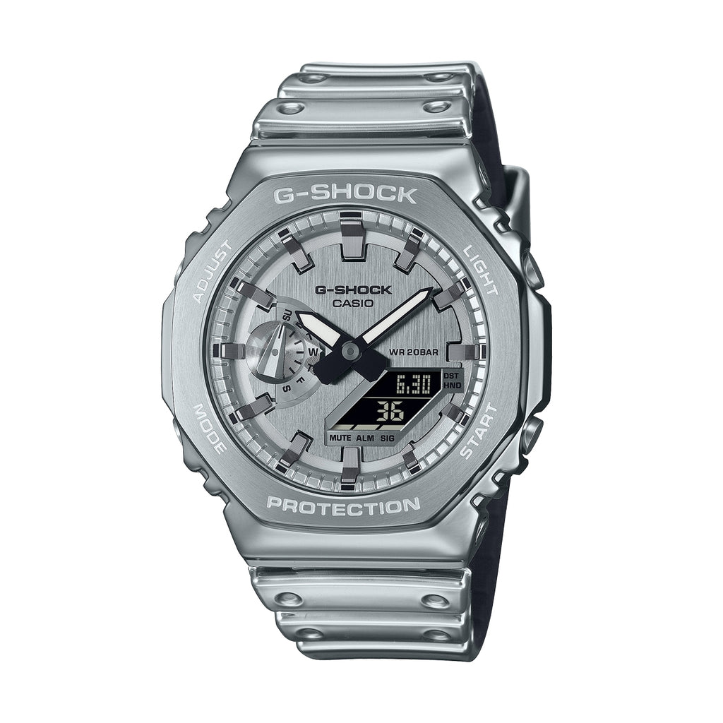 CASIO G-SHOCK Mod. OAK  - FINE METALLIC SERIES - SILVER