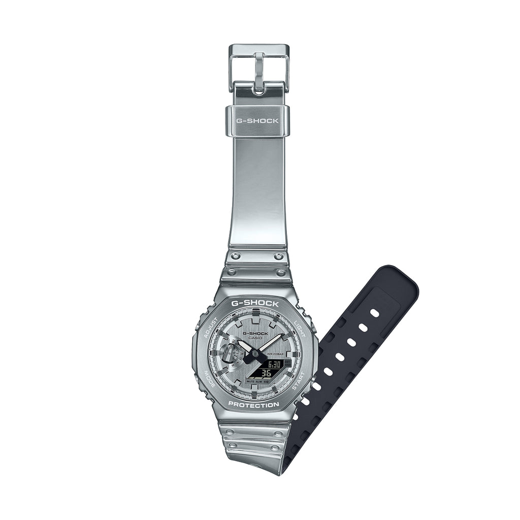 CASIO G-SHOCK Mod. OAK  - FINE METALLIC SERIES - SILVER