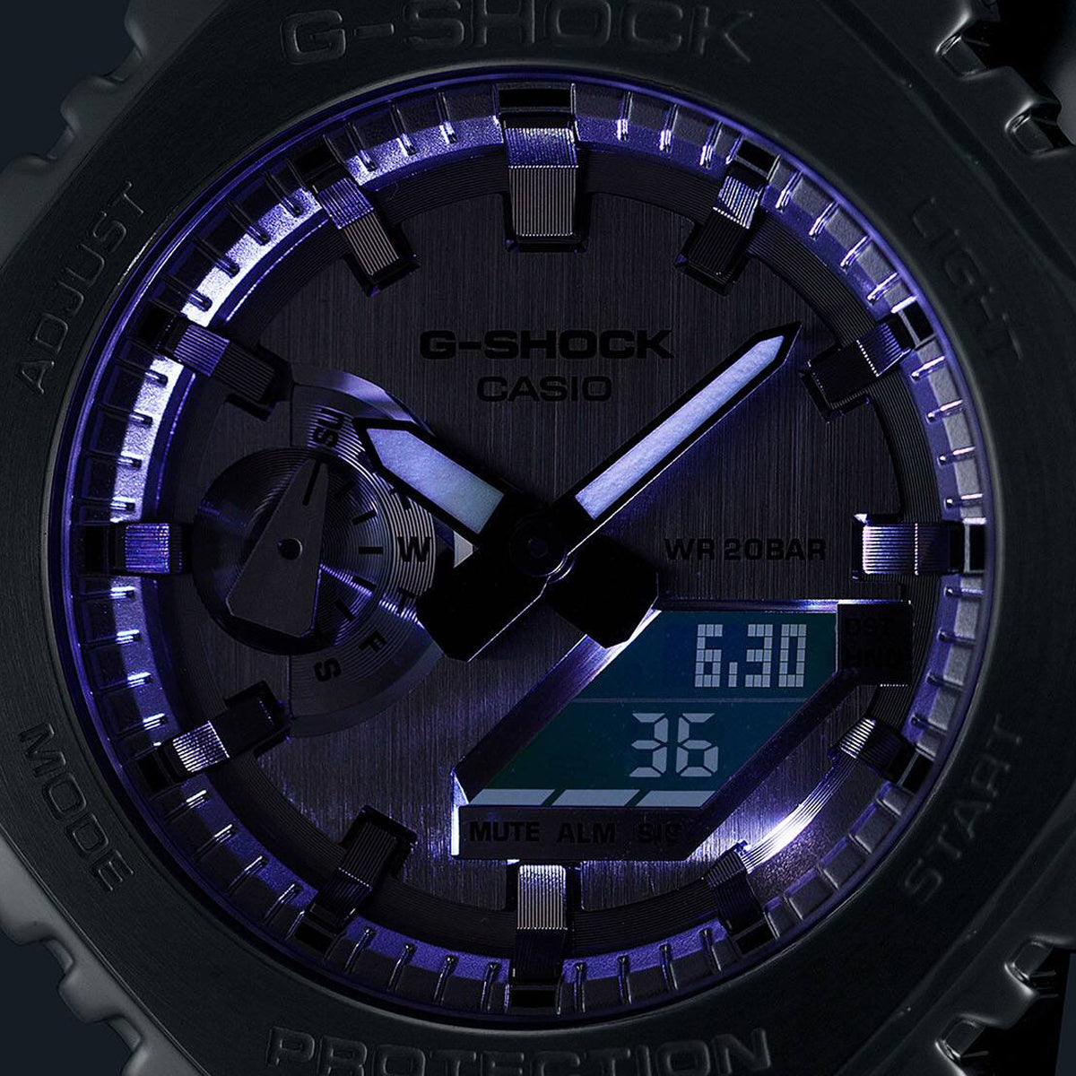 CASIO G-SHOCK Mod. OAK  - FINE METALLIC SERIES - SILVER