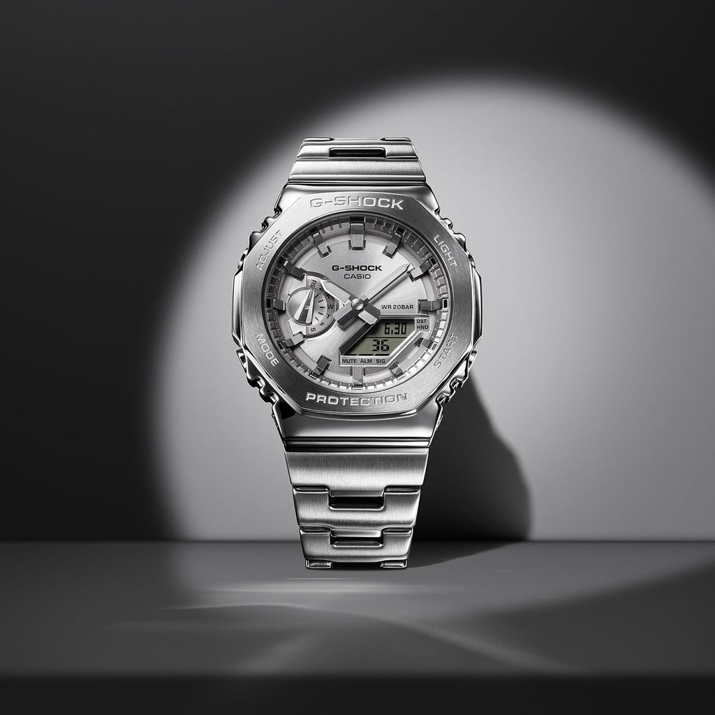 CASIO G-SHOCK Mod. OAK G-STEEL CLASSIC SILVER