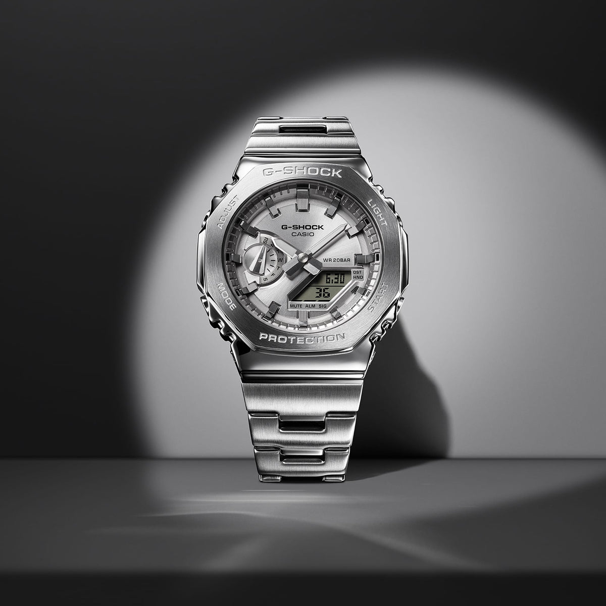 CASIO G-SHOCK Mod. OAK G-STEEL CLASSIC SILVER