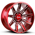 M25 Candy Red Milled