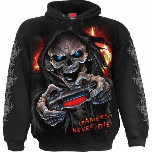 RESPAWN - Kids Hoodies Black active wear street wear
