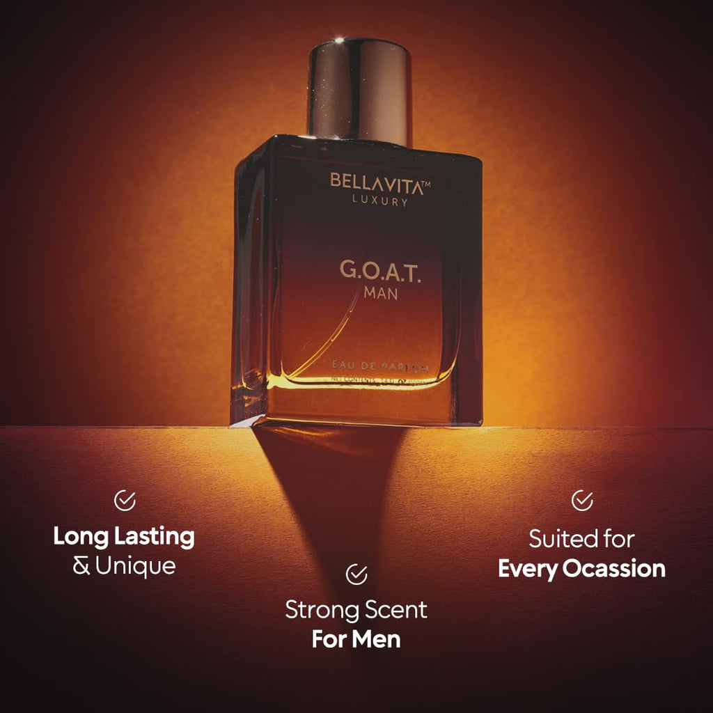 Bellavita Luxury G.O.A.T. Men'S Eau De Parfum (3.4 Fl.Oz) | Natural Refreshing N