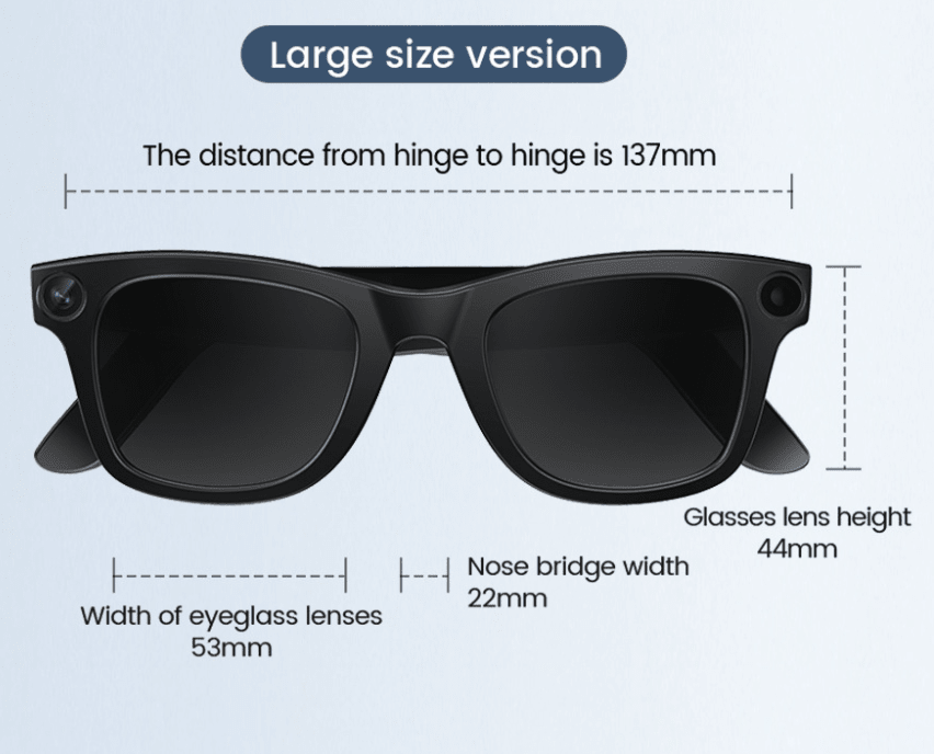 AI Camera Smart Glasses - Stashed cav