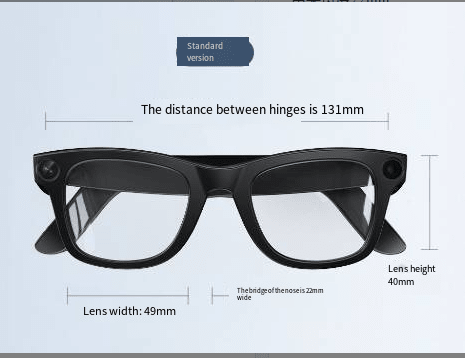 AI Camera Smart Glasses - Stashed cav