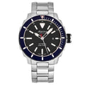 Alpina Men's wristwatch Seastrong' Diver Black Dial Stainless watch - Stashed cav