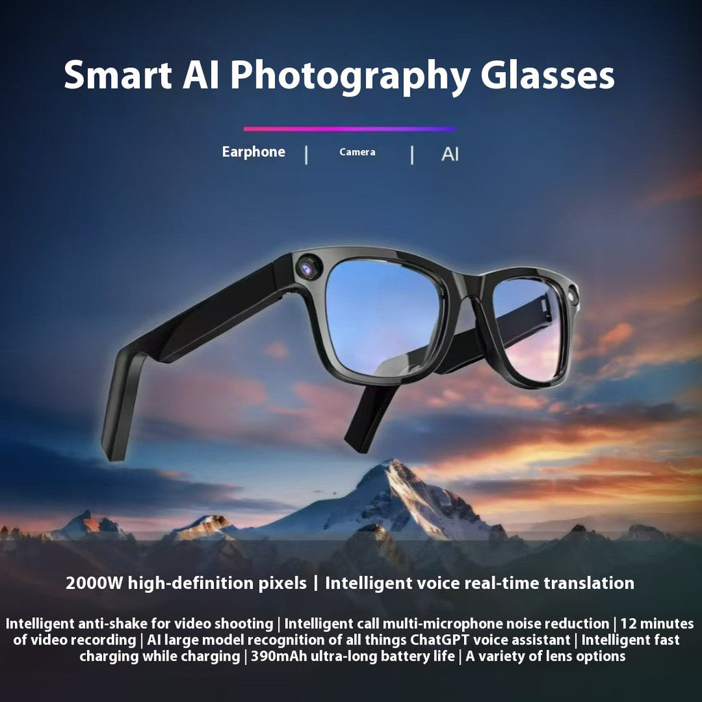 AI Camera Smart Glasses Stashed cav