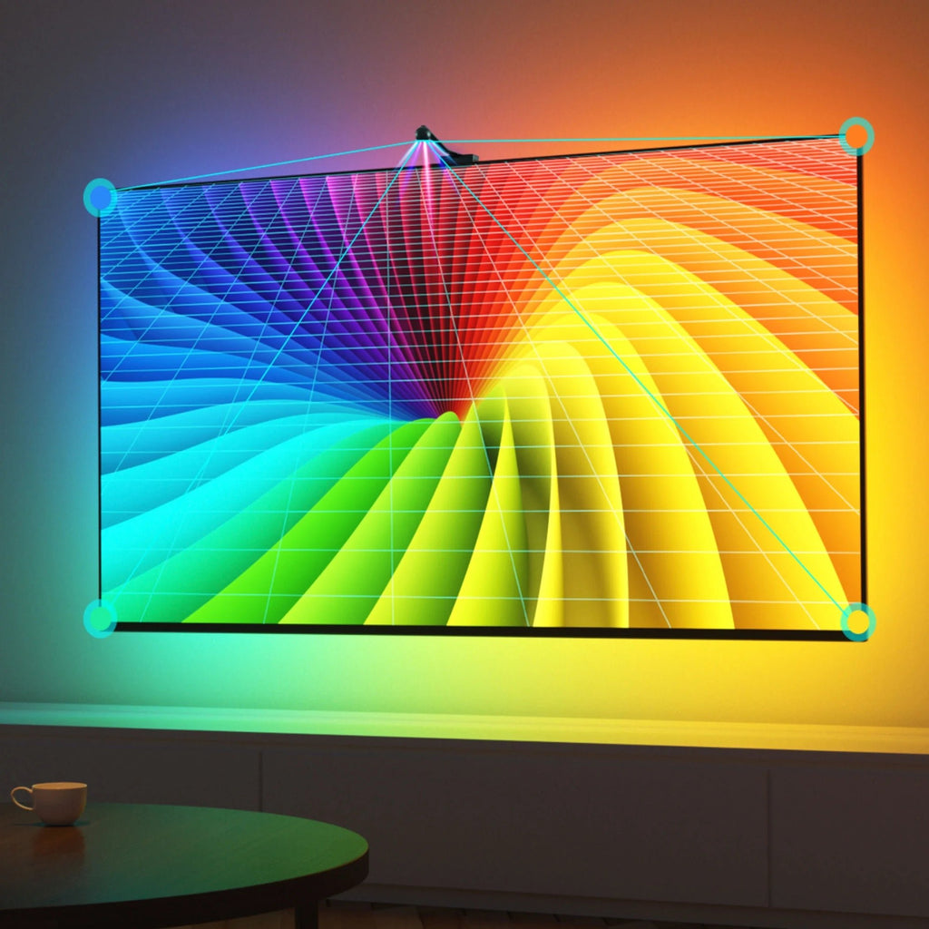 Dreamview T3S Smart TV Backlight (11.8Ft) for 55-65" TVs, Voice Control, Smart Camera - Stashed cav