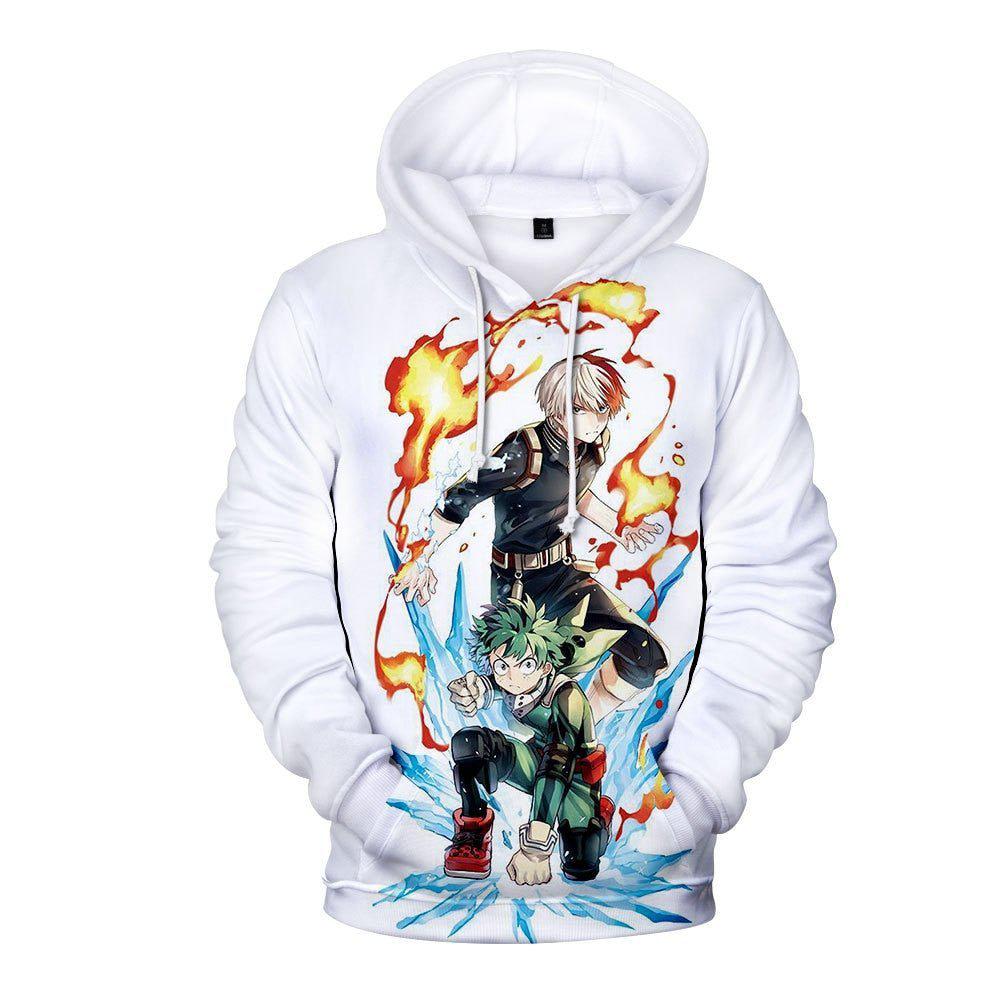 MHA Midoriya Todoroki Team Hoodie