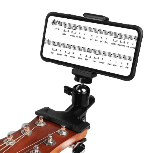 Phone Guitar Clip Stand - Stashed cav