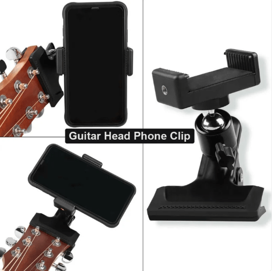 Phone Guitar Clip Stand - Stashed cav