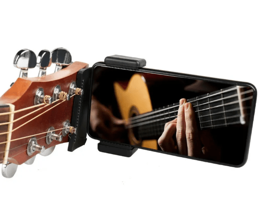 Phone Guitar Clip Stand - Stashed cav