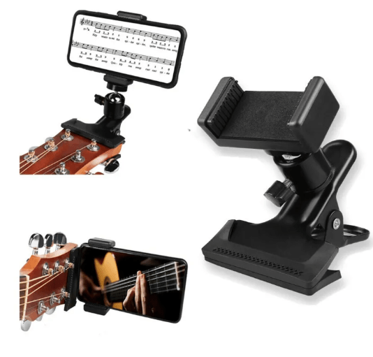 Phone Guitar Clip Stand - Stashed cav
