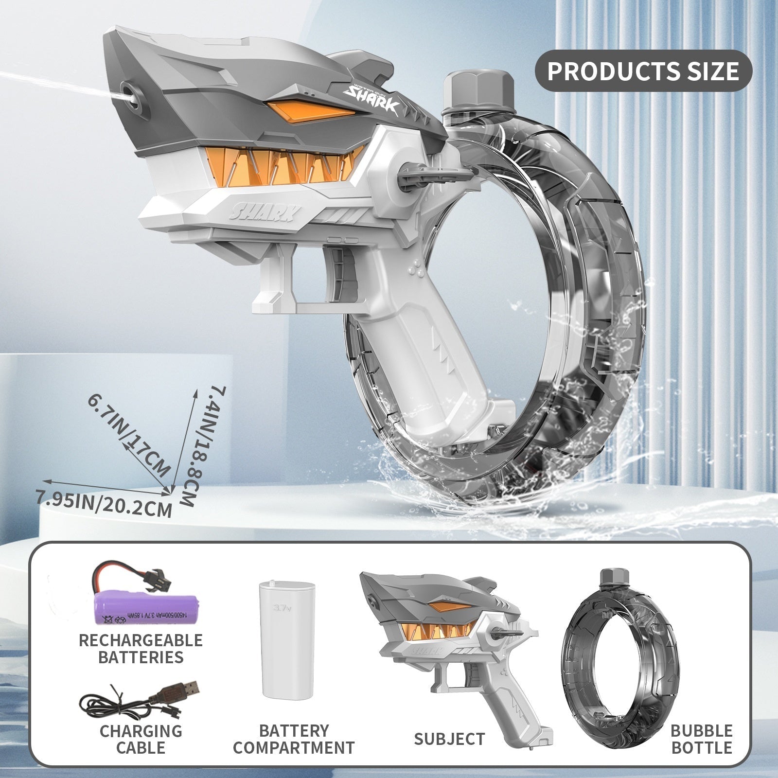 Shark Water Gun - Stashed cav