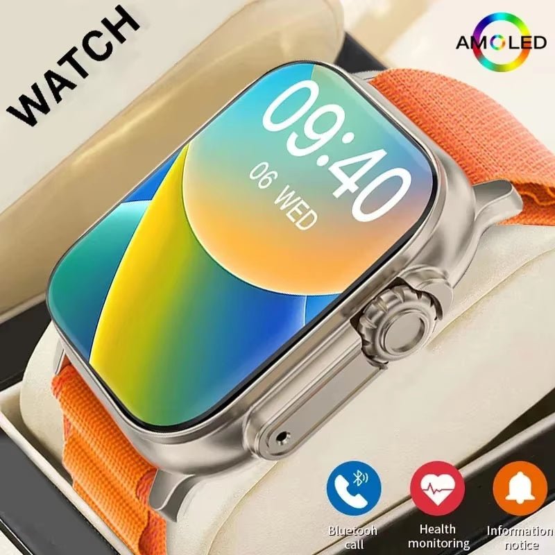 Smart Watch Bluetooth Talk Smartwatch Message Alert Heart Rate Monitor Sports Watch for Android IOS Men Women - Stashed cav